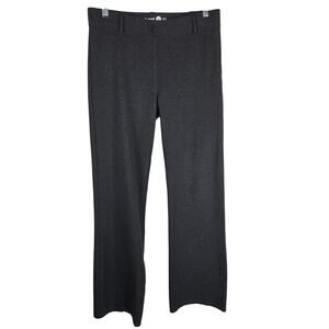 Betabrand Gray Business Work Comfortable Straight Leg Women's Pants M
